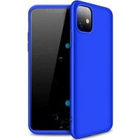 Пластиковая накладка GKK LikGus 360 градусов (opp) для Apple iPhone 11 (6.1'') Синій (27545)