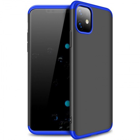 Пластиковая накладка GKK LikGus 360 градусов (opp) для Apple iPhone 11 (6.1'') Чорний (27549)