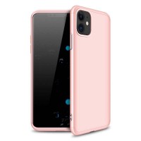 Пластиковая накладка GKK LikGus 360 градусов (opp) для Apple iPhone 11 (6.1'') Рожевий (27550)