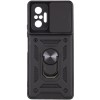 Ударопрочный чехол Camshield Serge Ring for Magnet для Xiaomi Redmi Note 10 Pro / 10 Pro Max Чорний (29094)