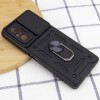 Ударопрочный чехол Camshield Serge Ring for Magnet для Xiaomi Redmi Note 10 Pro / 10 Pro Max Черный (29094)