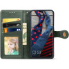 Кожаный чехол книжка GETMAN Gallant (PU) для TECNO Spark 6 Go Зелений (19982)