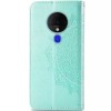 Кожаный чехол (книжка) Art Case с визитницей для TECNO Spark 6 Бирюзовый (31029)