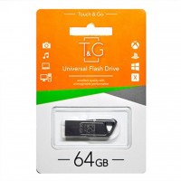 Флеш-драйв USB Flash Drive T&G 114 Metal Series 64GB Черный (19806)