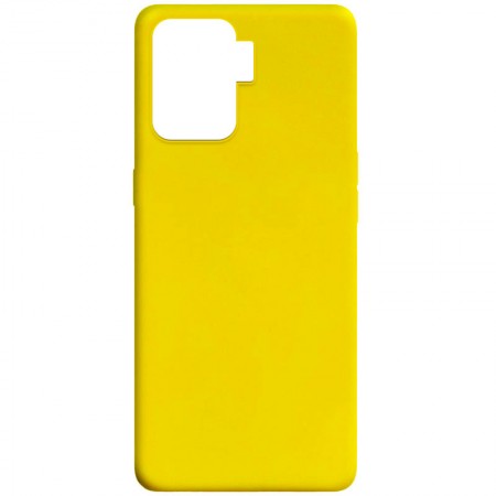 Силиконовый чехол Candy для Oppo Reno 5 Lite Жовтий (20869)