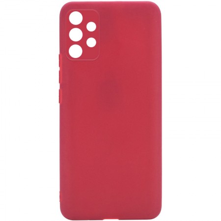 Силиконовый чехол Candy Full Camera для Samsung Galaxy A52 4G / A52 5G Красный (20344)