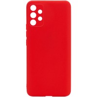 Силиконовый чехол Candy Full Camera для Samsung Galaxy A72 4G / A72 5G Красный (20369)