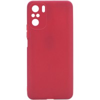 Силиконовый чехол Candy Full Camera для Xiaomi Redmi Note 10 Червоний (20392)