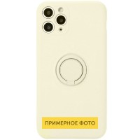 Чехол TPU Candy Ring Full Camera для Oppo A15s / A15 Белый (20941)