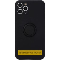 Чехол TPU Candy Ring Full Camera для Oppo A15s / A15 Черный (20950)