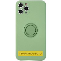 Чехол TPU Candy Ring Full Camera для Oppo A15s / A15 Мятный (20946)