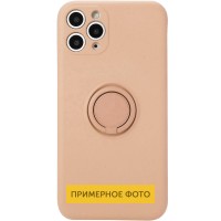 Чехол TPU Candy Ring Full Camera для Oppo A15s / A15 Розовый (20947)