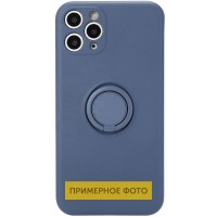 Чехол TPU Candy Ring Full Camera для Oppo A15s / A15 Серый (20948)