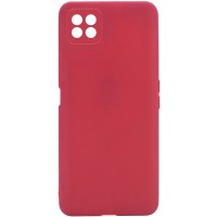 Силиконовый чехол Candy Full Camera для Oppo A53 5G / A73 5G Красный (20426)