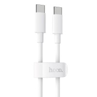 Дата кабель Hoco X51 ''High-power'' Type-C to Type-C 100W (1m) Белый (21059)