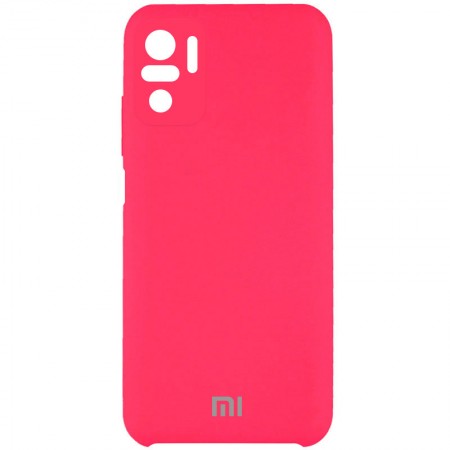 Чехол Silicone Cover Full Camera (AAA) для Xiaomi Redmi Note 10 / Note 10s Розовый (21086)