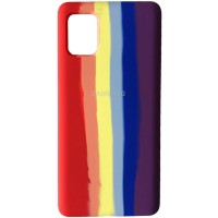 Чехол Silicone Cover Full Rainbow для Samsung Galaxy A31 З малюнком (23534)
