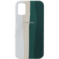 Чехол Silicone Cover Full Rainbow для Samsung Galaxy A31 Білий (23535)