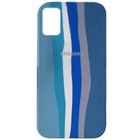 Чехол Silicone Cover Full Rainbow для Samsung Galaxy A51 Блакитний (23544)