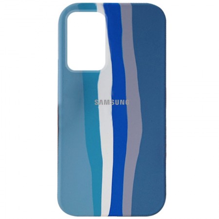 Чехол Silicone Cover Full Rainbow для Samsung Galaxy A52 4G / A52 5G Голубой (23548)