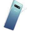 TPU чехол Epic Transparent 1,0mm для Samsung Galaxy S10 Білий (24219)