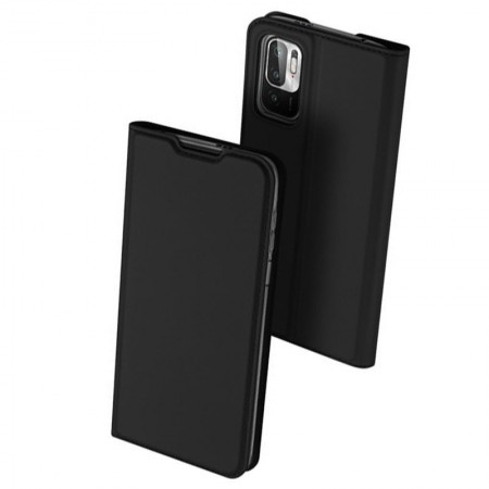 Чехол-книжка Dux Ducis с карманом для визиток для Xiaomi Redmi Note 10 5G / Poco M3 Pro Чорний (21639)