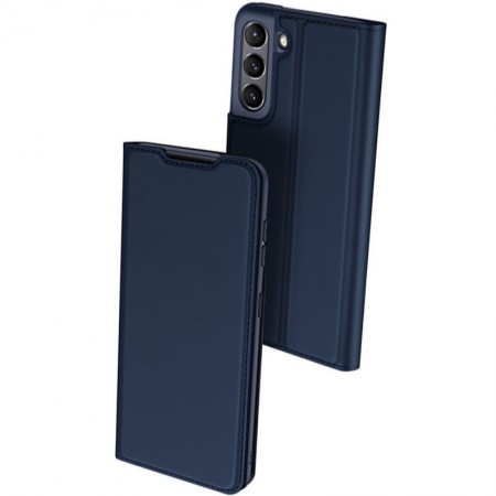 Чехол-книжка Dux Ducis с карманом для визиток для Samsung Galaxy S21 FE Синій (21646)