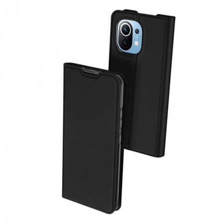 Чехол-книжка Dux Ducis с карманом для визиток для Xiaomi Mi 11 Lite Чорний (21650)