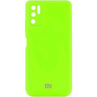 Чехол Silicone Cover My Color Full Camera (A) для Xiaomi Redmi Note 10 5G / Poco M3 Pro Салатовый (21696)