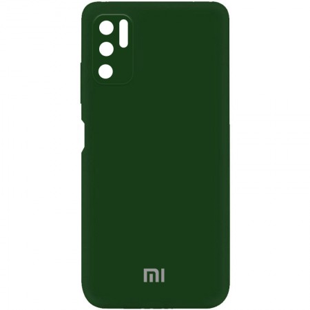 Чехол Silicone Cover My Color Full Camera (A) для Xiaomi Redmi Note 10 5G / Poco M3 Pro Зелёный (21692)