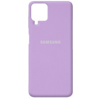 Чехол Silicone Cover Full Protective (AA) для Samsung Galaxy A22 4G / M32 Бузковий (31964)