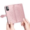 Кожаный чехол (книжка) Art Case с визитницей для Xiaomi Redmi Note 10 5G / Poco M3 Pro Рожевий (21838)