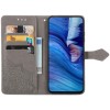 Кожаный чехол (книжка) Art Case с визитницей для Xiaomi Redmi Note 10 5G / Poco M3 Pro Серый (21839)