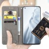 Кожаный чехол (книжка) Art Case с визитницей для Xiaomi Mi 11 Lite Сірий (21833)