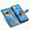 Кожаный чехол (книжка) Art Case с визитницей для Oppo A74 4G Синій (21829)