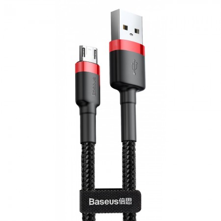 Дата кабель Baseus Cafule MicroUSB Cable 1.5A (2m) Красный (21591)