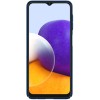 Карбоновая накладка Nillkin Camshield (шторка на камеру) для Samsung Galaxy A22 4G / M32 Синий (23708)