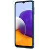 Карбоновая накладка Nillkin Camshield (шторка на камеру) для Samsung Galaxy A22 4G / M32 Синий (23708)