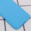 Силиконовый чехол Candy для Samsung Galaxy A03s Блакитний (24306)