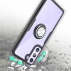 TPU+PC чехол Deen CrystalRing for Magnet (opp) для Samsung Galaxy S21 FE Черный (23711)