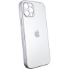 TPU+Glass чехол Matte Candy Full camera для Apple iPhone 12 Pro (6.1'') Білий (22205)