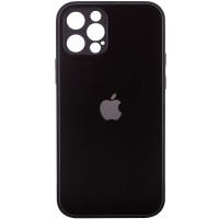 TPU+Glass чехол Matte Candy Full camera для Apple iPhone 12 Pro Max (6.7'') Черный (22227)