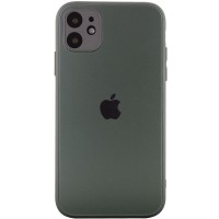 TPU+Glass чехол Matte Candy Full camera для Apple iPhone 11 (6.1'') Зелёный (22209)