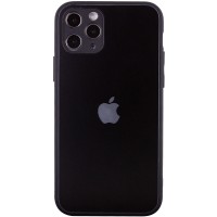 TPU+Glass чехол Matte Candy Full camera для Apple iPhone 11 Pro Max (6.5'') Черный (22222)