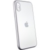 TPU+Glass чехол Matte Candy Full camera для Apple iPhone X / XS (5.8'') Белый (22233)