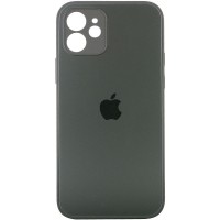 TPU+Glass чехол Matte Candy Full camera для Apple iPhone 12 (6.1'') Зелёный (22229)