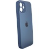TPU+Glass чехол Matte Candy Full camera для Apple iPhone 12 (6.1'') Синій (22231)