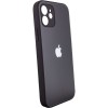 TPU+Glass чехол Matte Candy Full camera для Apple iPhone 12 (6.1'') Чорний (22232)