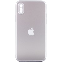 TPU+Glass чехол Matte Candy Full camera для Apple iPhone XS Max (6.5'') Белый (22238)