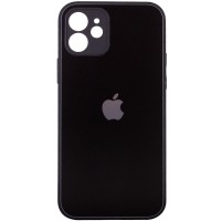 TPU+Glass чехол Matte Candy Full camera для Apple iPhone 12 mini (5.4'') Черный (22247)
